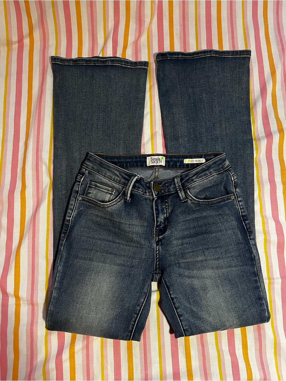 Simply Society Dark Blue Boot-Cut Women’s Jeans